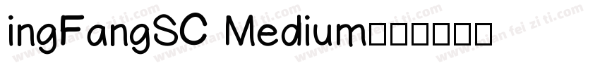 ingFangSC Medium字体转换